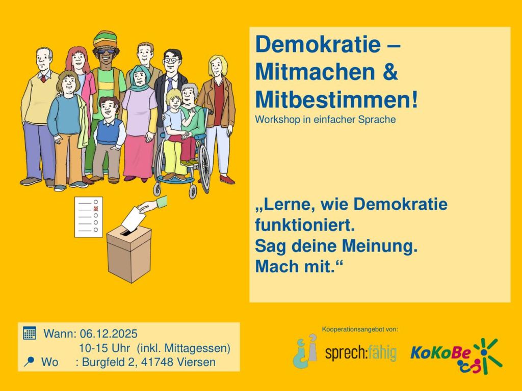 Demokratie – Mitmachen &&nbsp;Mitbestimmen!